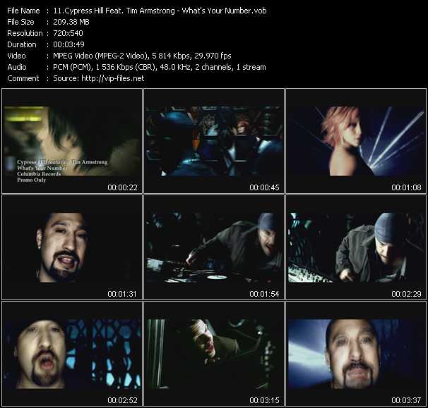 Cypress Hill Feat. Tim Armstrong video ”What's Your Number” from dvd ”Urban Video April 2004”