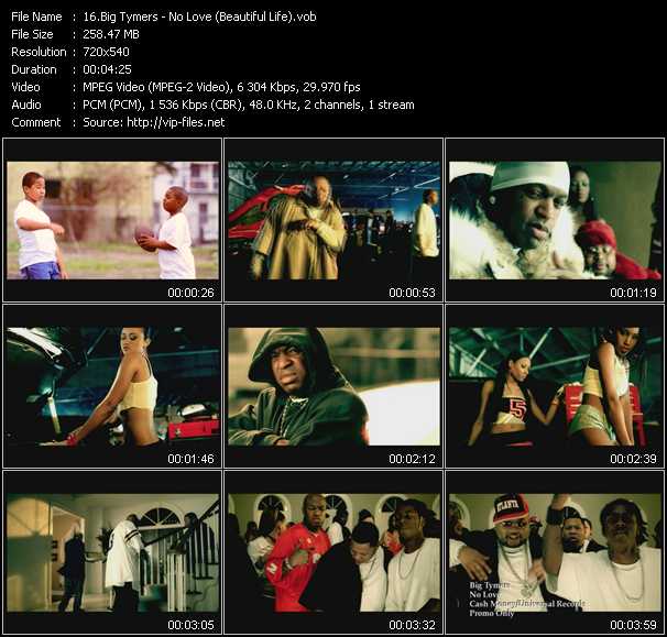 Big Tymers video ”No Love (Beautiful Life)” from dvd ”Urban Video April 2004”