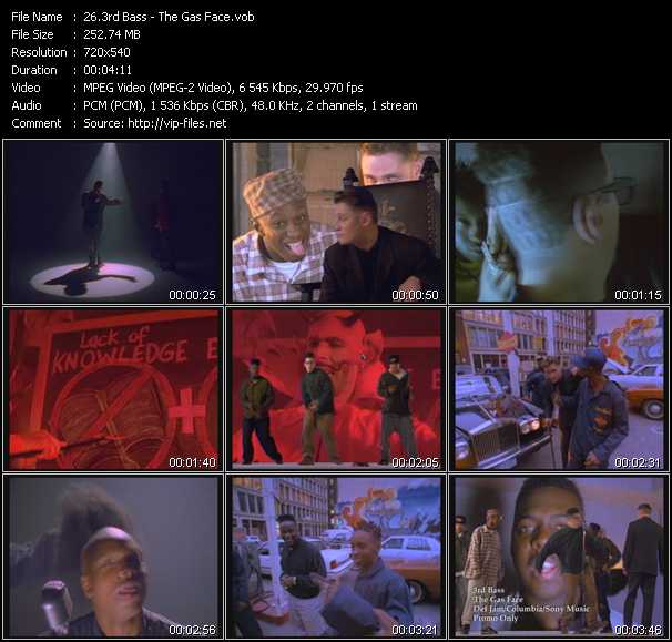 3rd Bass video ”The Gas Face” from dvd ”Urban Video April 2004”