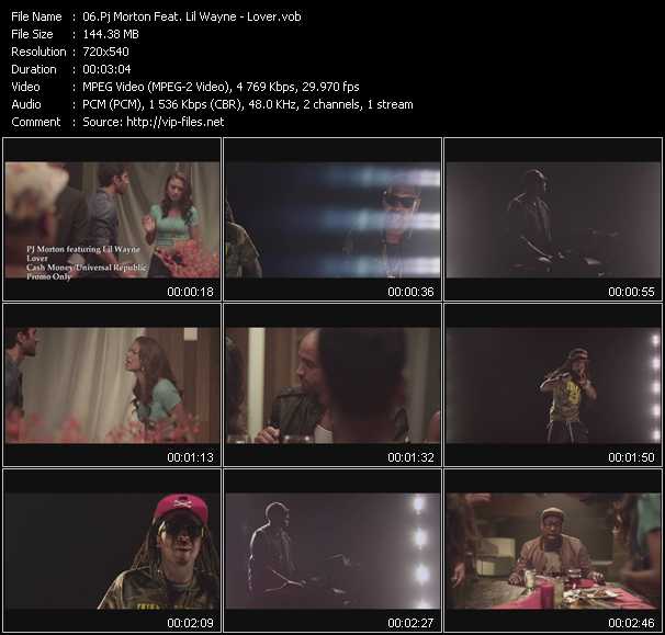 Pj Morton Feat. Lil' Wayne video ”Lover” from dvd ”Urban Video November 2012”