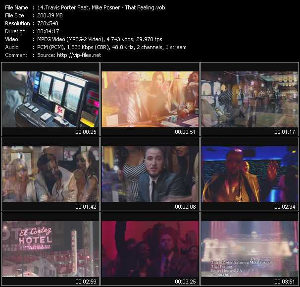 Travis Porter Feat. Mike Posner video ”That Feeling” from dvd ”Urban Video November 2012”