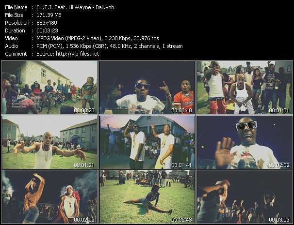 T.I. Feat. Lil' Wayne video ”Ball” from dvd ”Urban Video December 2012”