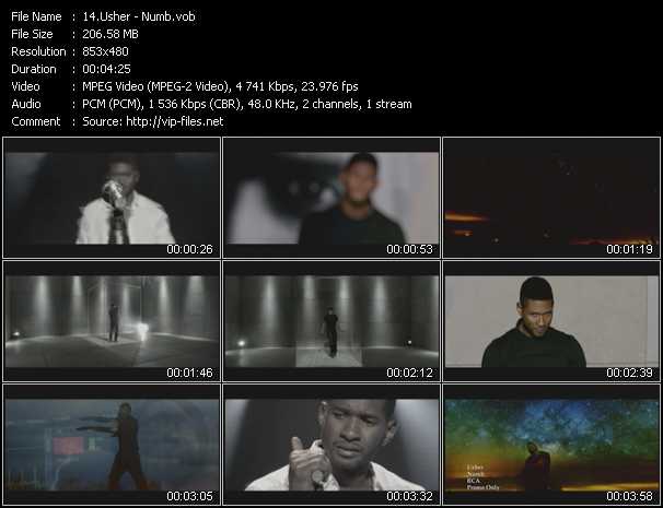 Usher video ”Numb” from dvd ”Urban Video December 2012”