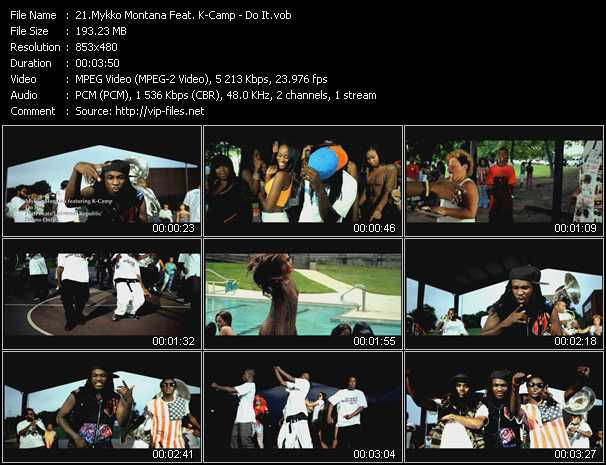 Mykko Montana Feat. K-Camp video ”Do It” from dvd ”Urban Video December 2012”