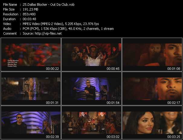 Dallas Blocker video ”Out Da Club” from dvd ”Urban Video December 2012”