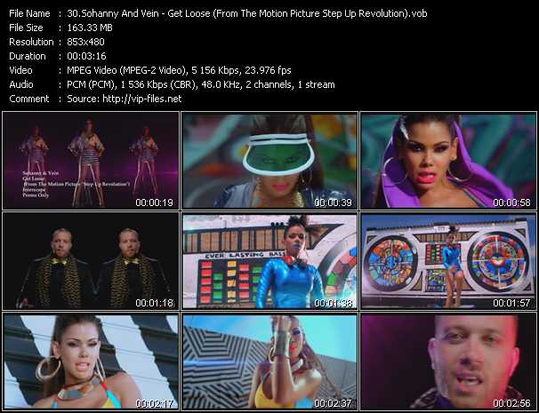 Download Music Video: Sohanny And Vein - Get Loose (From The Motion Picture Step Up Revolution) 