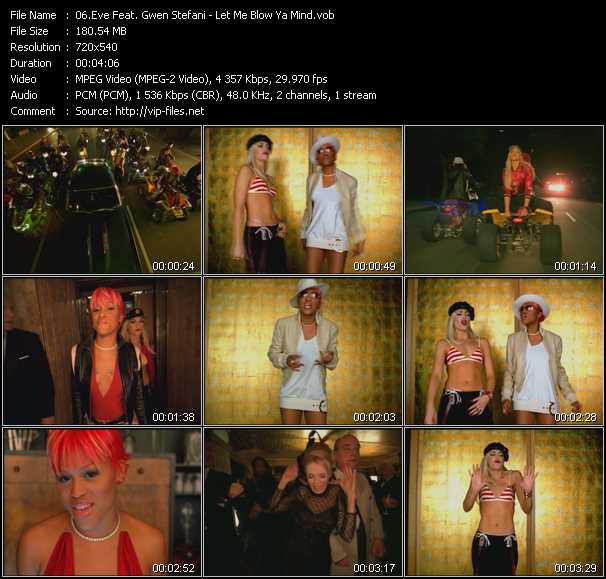 Eve Feat. Gwen Stefani video ”Let Me Blow Ya Mind” from dvd ”Screenplay VJ-Pro Classic Vision New Millenium Dance Vol.1 November 2007”