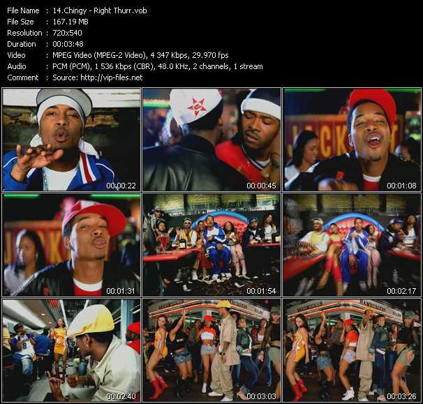 Chingy video ”Right Thurr” from dvd ”Screenplay VJ-Pro Classic Vision New Millenium Dance Vol.1 November 2007”