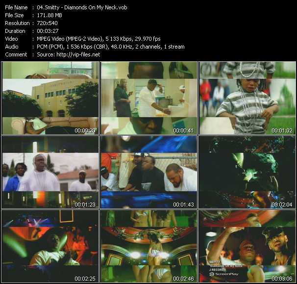 Smitty video ”Diamonds On My Neck” from dvd ”Screenplay VJ-Pro Dance Vision October 2005”